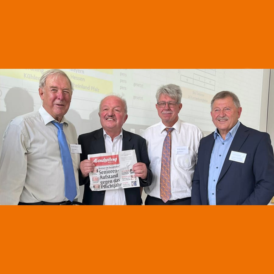 4er Gruppenfoto der BAG Senioren