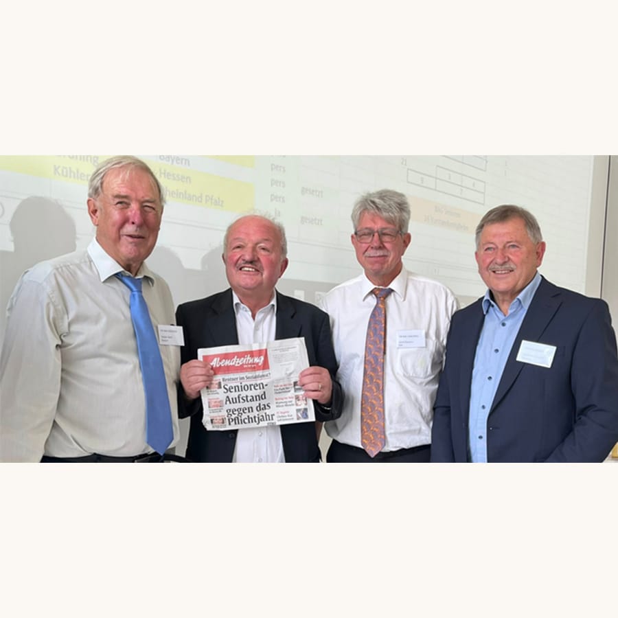 4er Gruppenfoto der BAG Senioren.