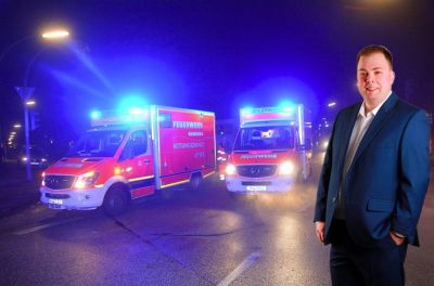 Rettungswagen der Berufsfeuerwehr Hamburg gefährden die Gesundheit von Notfallpatienten